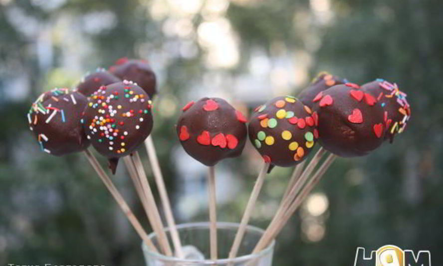 Рецепт пирожных на палочке