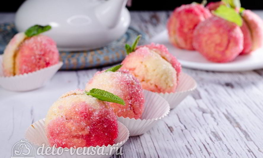 Рецепт пирожных персиков