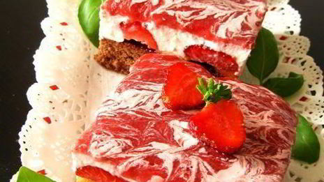 пирожные радужные