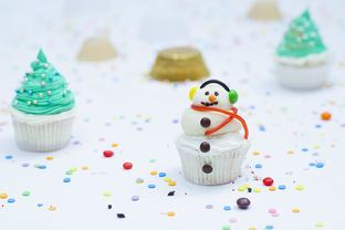 Пирожные Снеговики