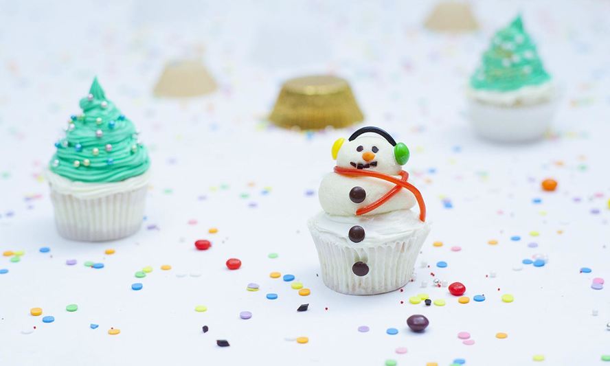 Рецепт пирожных снеговиков