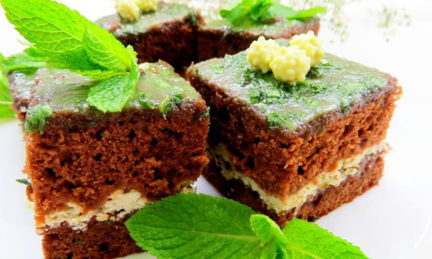 Рецепт шоколадна-мятных брауни