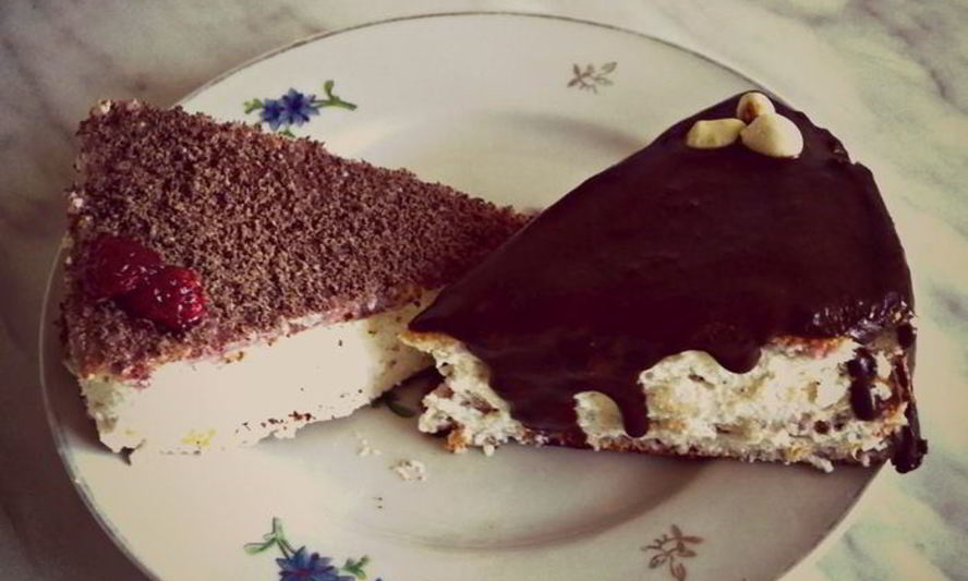 Рецепт шоколадна-творожных пирожные