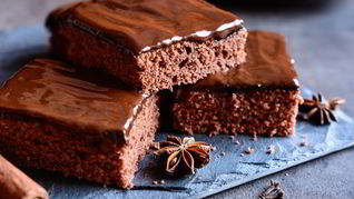 Шоколадное пирожное