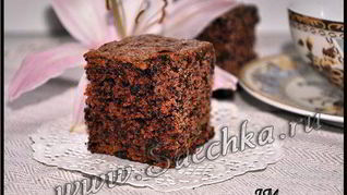 Тыквенные шоколадные пирожные