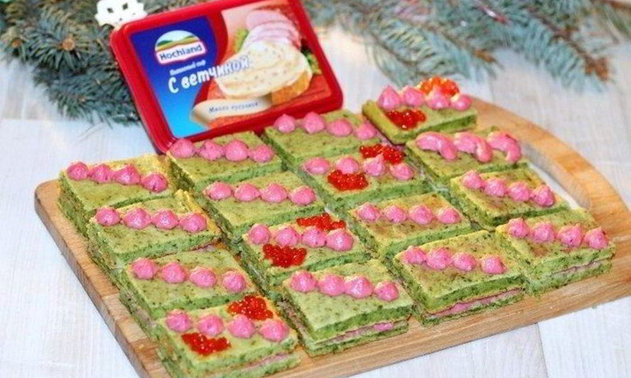 Рецепт закусочных пирожных с сыром