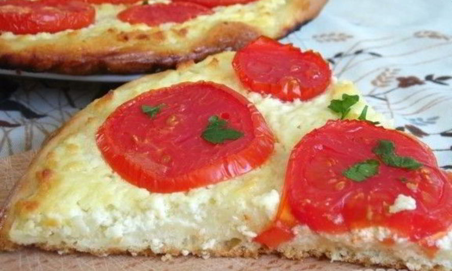 Рецепт деревенской пиццы с творогом