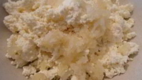 деревенская пицца с творогом