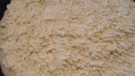 деревенская пицца с творогом