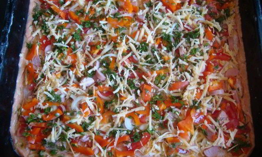 Рецепт домашней пиццы