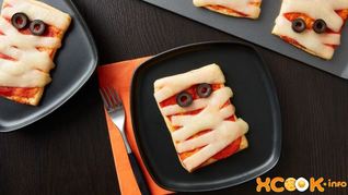 Мини-пицца из слоеного теста