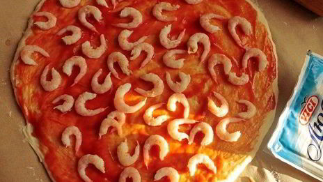 морская пицца