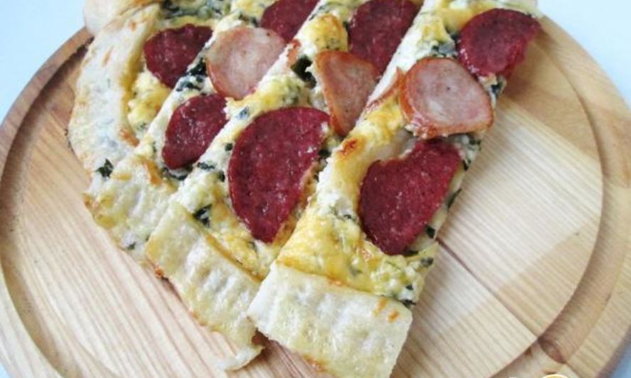 Рецепт пиде с колбасой — турецкой пиццы