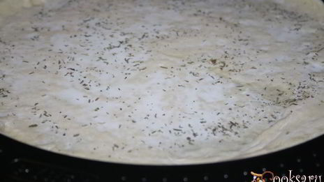 пицца бьянка с морепродуктами