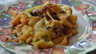 Пицца из индюшатины с пастой