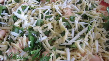 пицца красное и белое