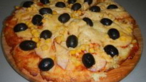 пицца на картофельной основе