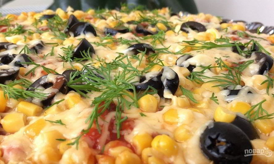 Рецепт пиццы на сковородке