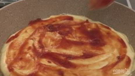 пицца на сковородке