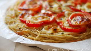 Пицца на спагетти