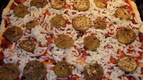 пицца с баклажанами