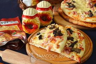 Пицца с беконом