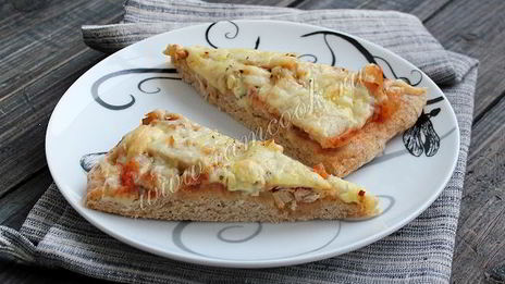 пицца с бужениной и лечо