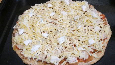 пицца с бужениной и лечо