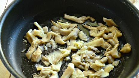 пицца с грибами, маринованным огурцом и помидором