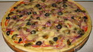 Пицца с мидиями