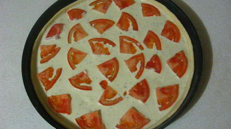 пицца с мидиями