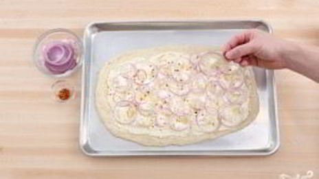 пицца с творогом