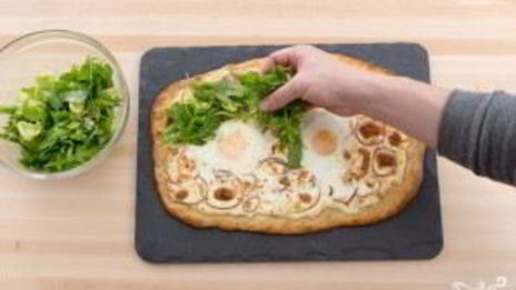 пицца с творогом