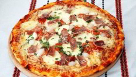 пицца с ветчиной в мультиварке