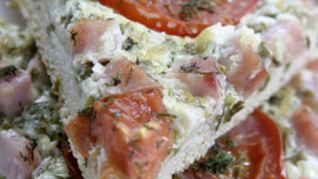 Пицца с ветчиной