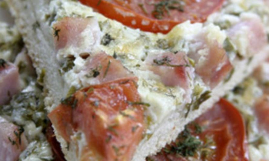 Рецепт пиццы с ветчиной