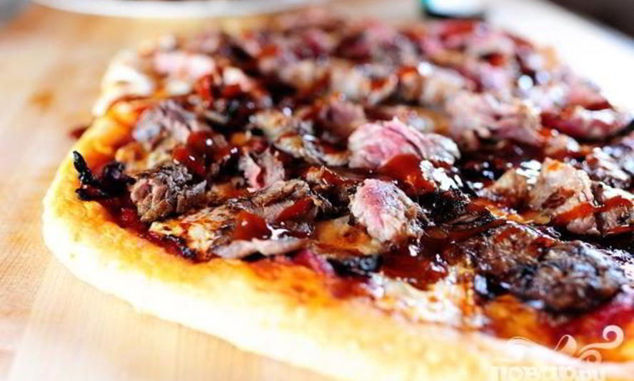 Рецепт пиццы со стейком