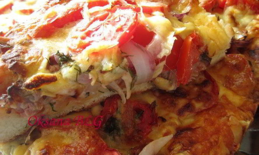 Рецепт пиццы сочной