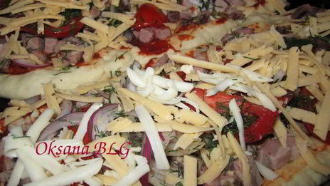 пицца сочная