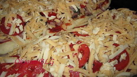 пицца сочная