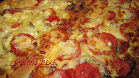 пицца сочная