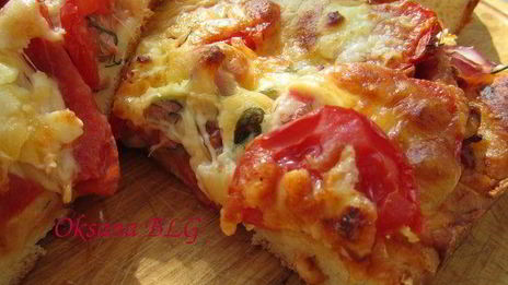 пицца сочная