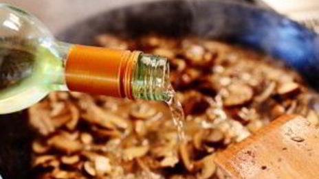 слоеная пицца с грибами