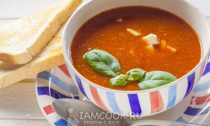 Рецепт супа пицца