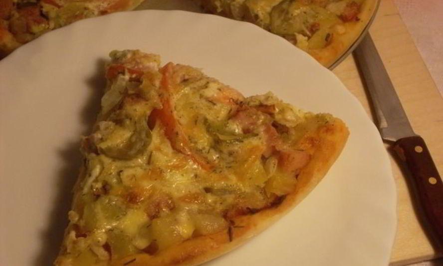 Рецепт сытной пиццы