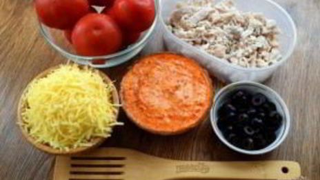 тонкая пицца на дрожжевом тесте