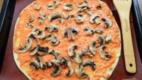 тонкая пицца на дрожжевом тесте