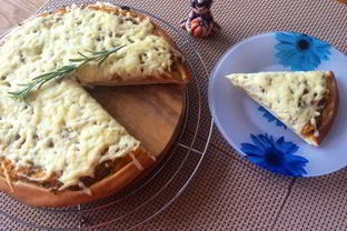 Тыквенная пицца с розмарином