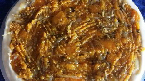 тыквенная пицца с розмарином