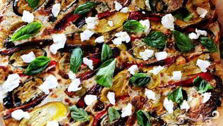 Вегетарианская пицца на гриле